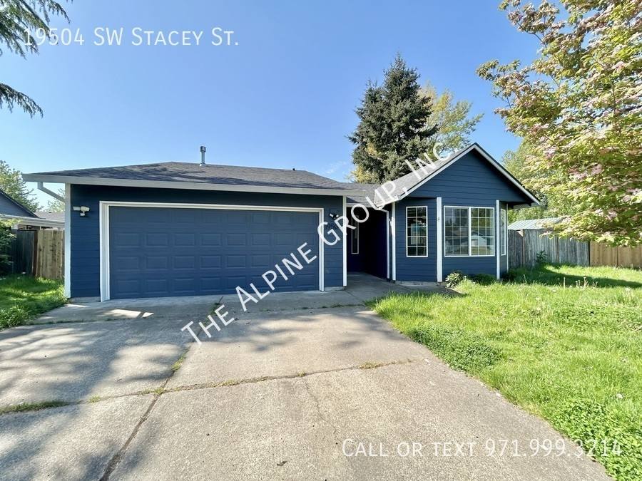 House for rent at 19504 SW Stacey St, Beaverton, OR 97007