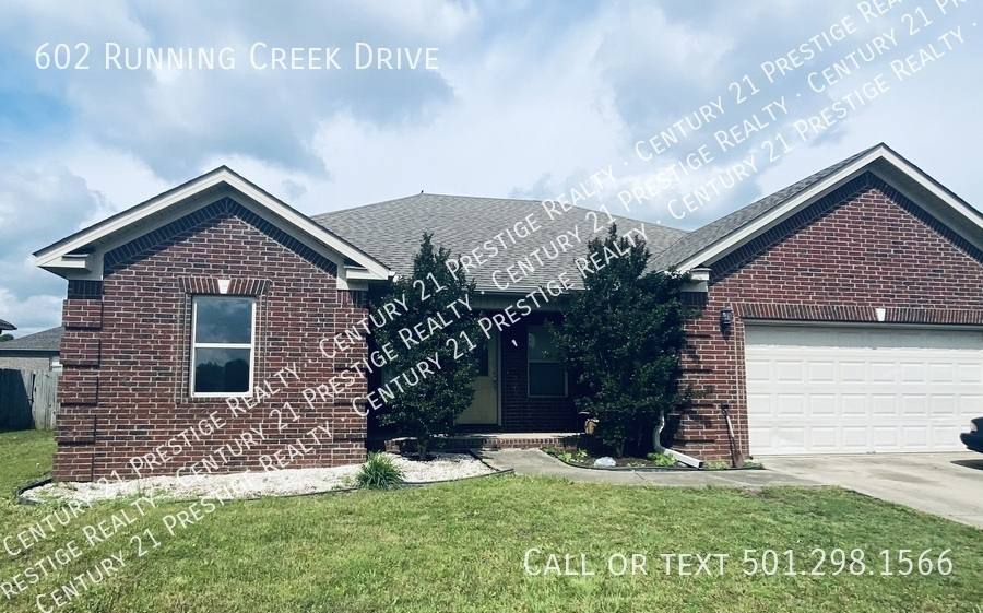 House for rent at 602 Running Creek Dr, Austin, AR 72007