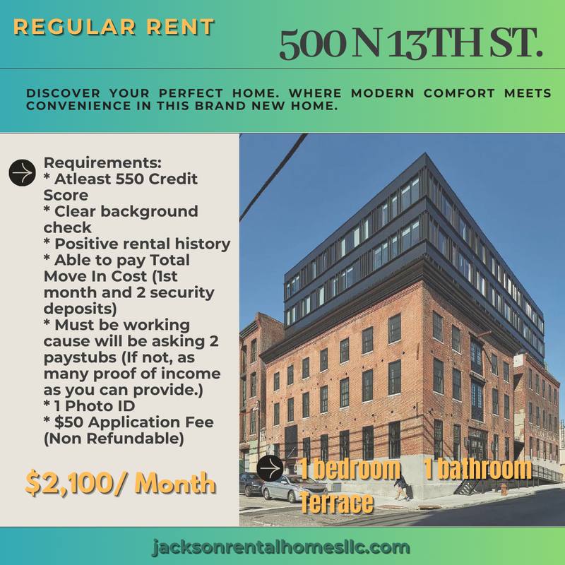 Apartment for rent at 500 N 13th St #401, Philadelphia, PA 19123