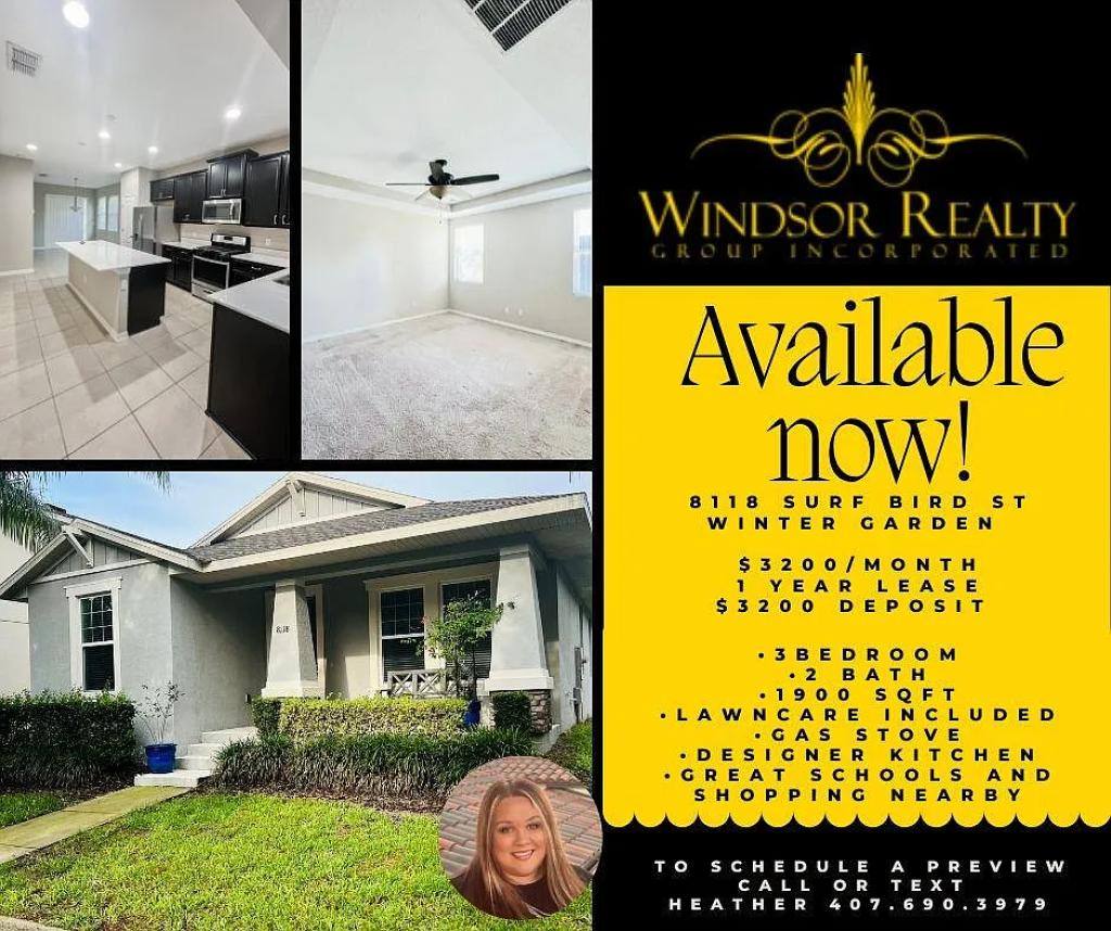 House for rent at 8118 Surf Bird St, Winter Garden, FL 34787