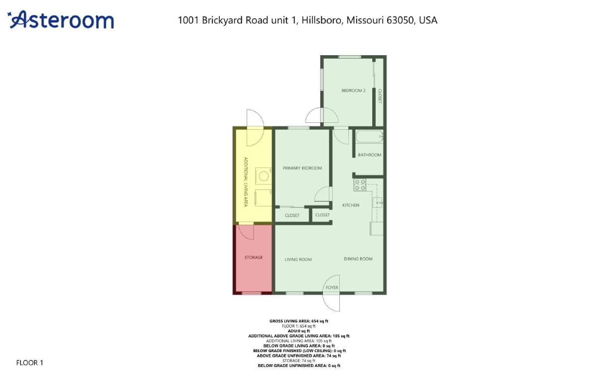 Apartment for rent at 1005 Brickyard Rd #3, Hillsboro, MO 63050