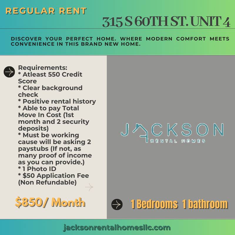 Apartment for rent at 315 S 60th St #4, Philadelphia, PA 19143