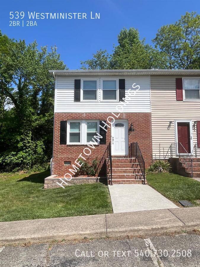 Townhouse for rent at 539 Westminister Lane, Salem, VA 24153