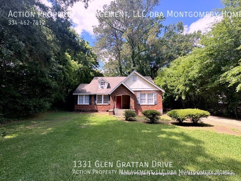 House for rent at 1331 Glen Grattan Dr, Montgomery, AL 36111