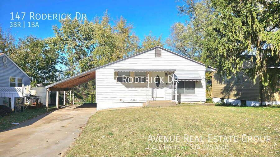 House for rent at 147 Roderick Dr, Saint Louis, MO 63137