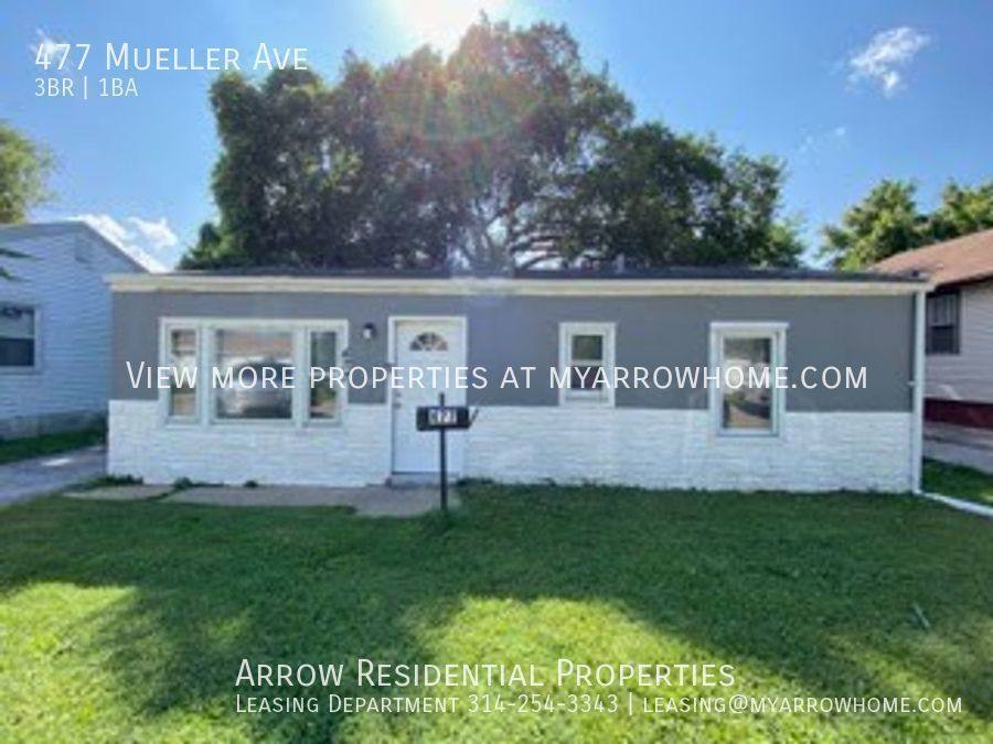 House for rent at 477 Mueller Ave, Saint Louis, MO 63135