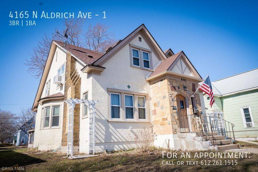 Apartment for rent at 4165 N Aldrich Ave #1, Minneapolis, MN 55412