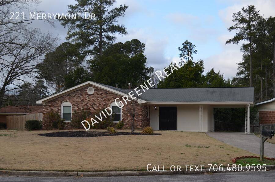 House for rent at 221 Merrymont Dr, Augusta, GA 30907