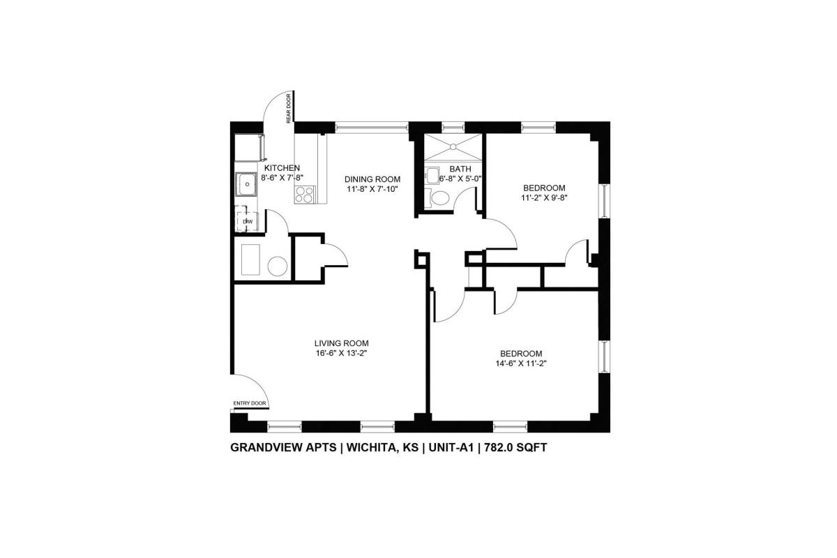 Apartment for rent at 1748 N Hillside, Wichita, KS 67214