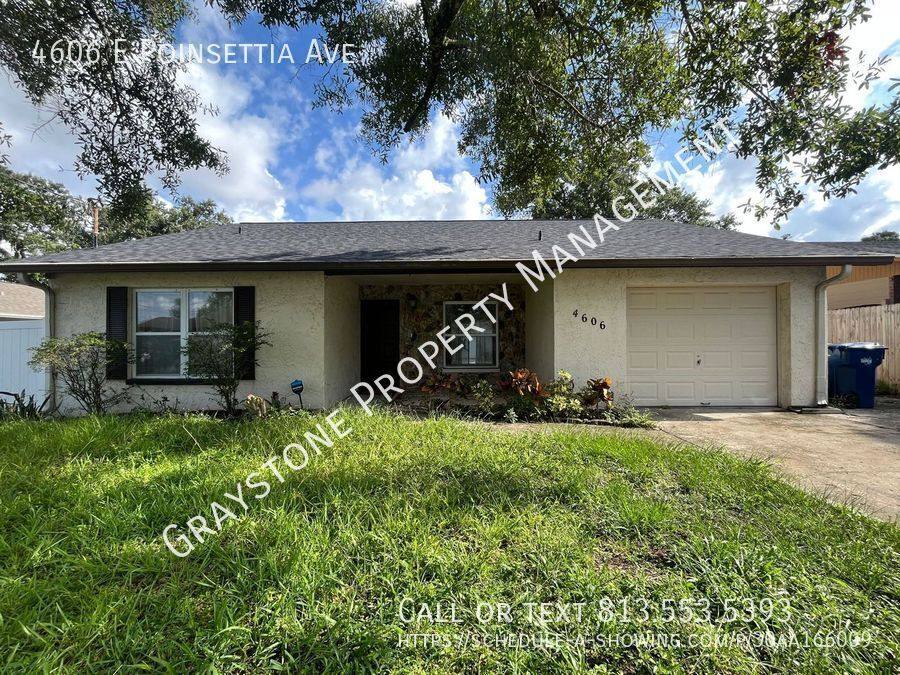 House for rent at 4606 E Poinsettia Ave, Tampa, FL 33617