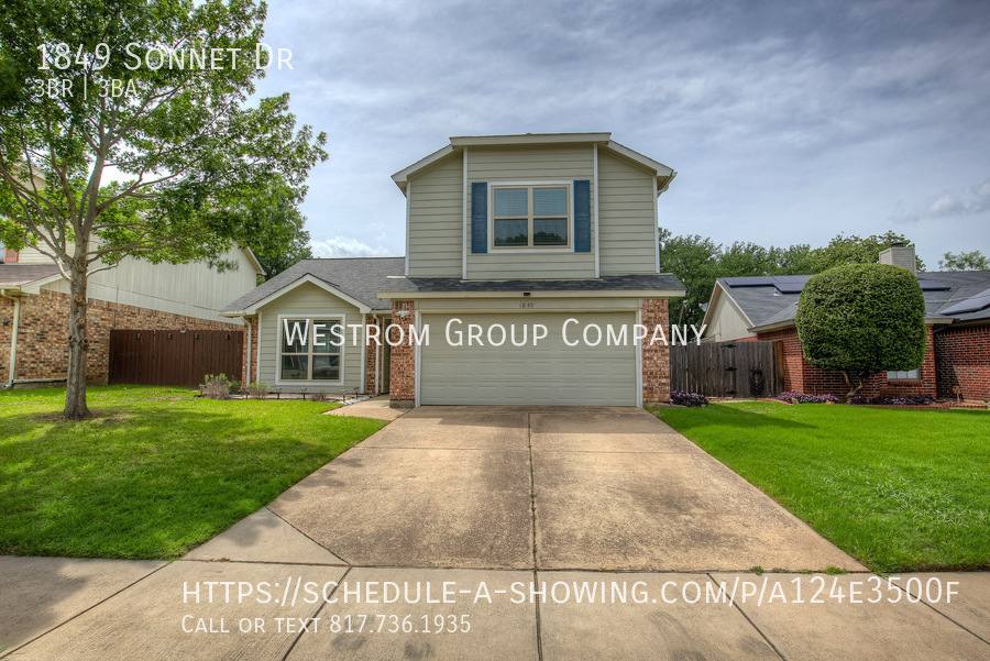 House for rent at 1849 Sonnet Dr, Grapevine, TX 76051