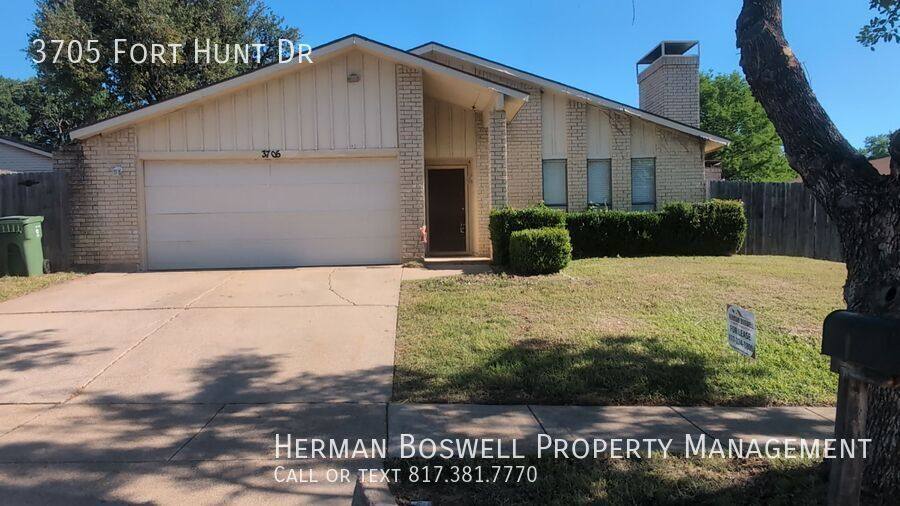 House for rent at 3705 Fort Hunt Dr, Arlington, TX 76016