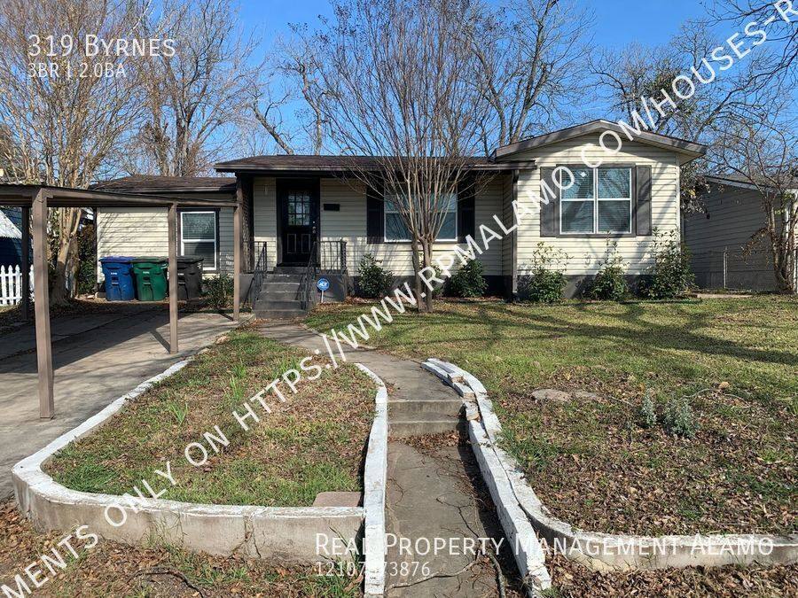 House for rent at 319 Byrnes, San Antonio, TX 78209