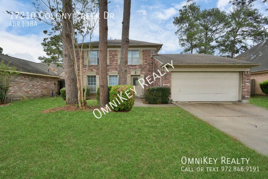 House for rent at 17210 Colony Creek Dr, Spring, TX 77379