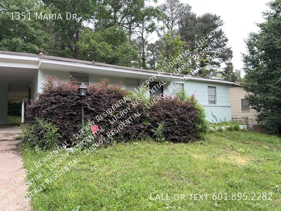 House for rent at 1351 Maria Dr, Jackson, MS 39204