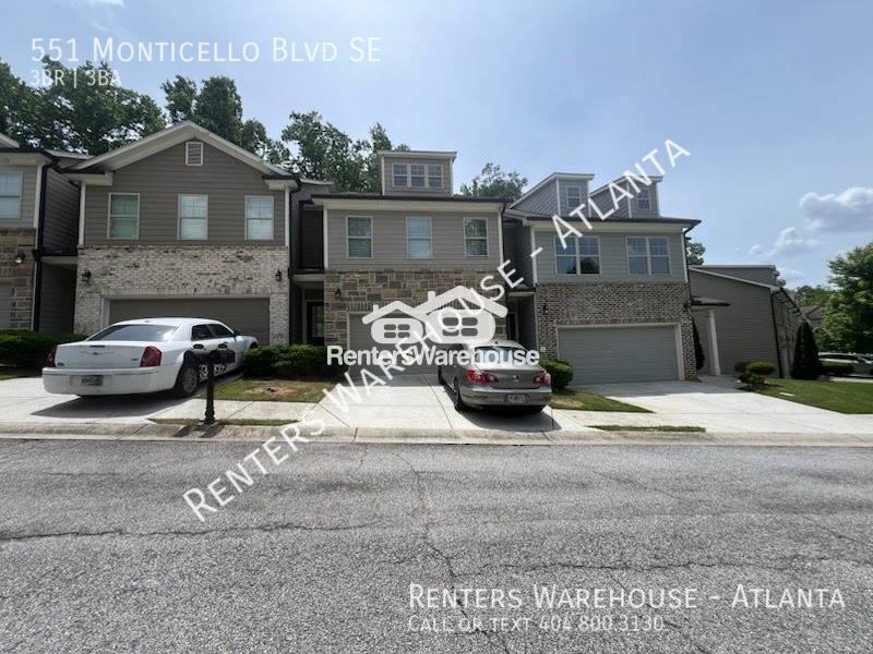 Townhouse for rent at 551 Monticello Blvd SE, Atlanta, GA 30354