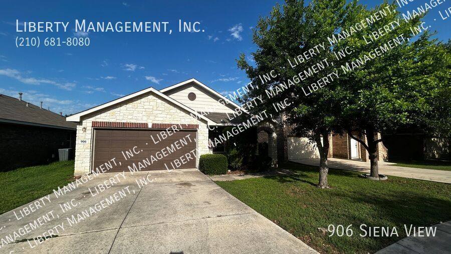 House for rent at 906 Siena View, San Antonio, TX 78253