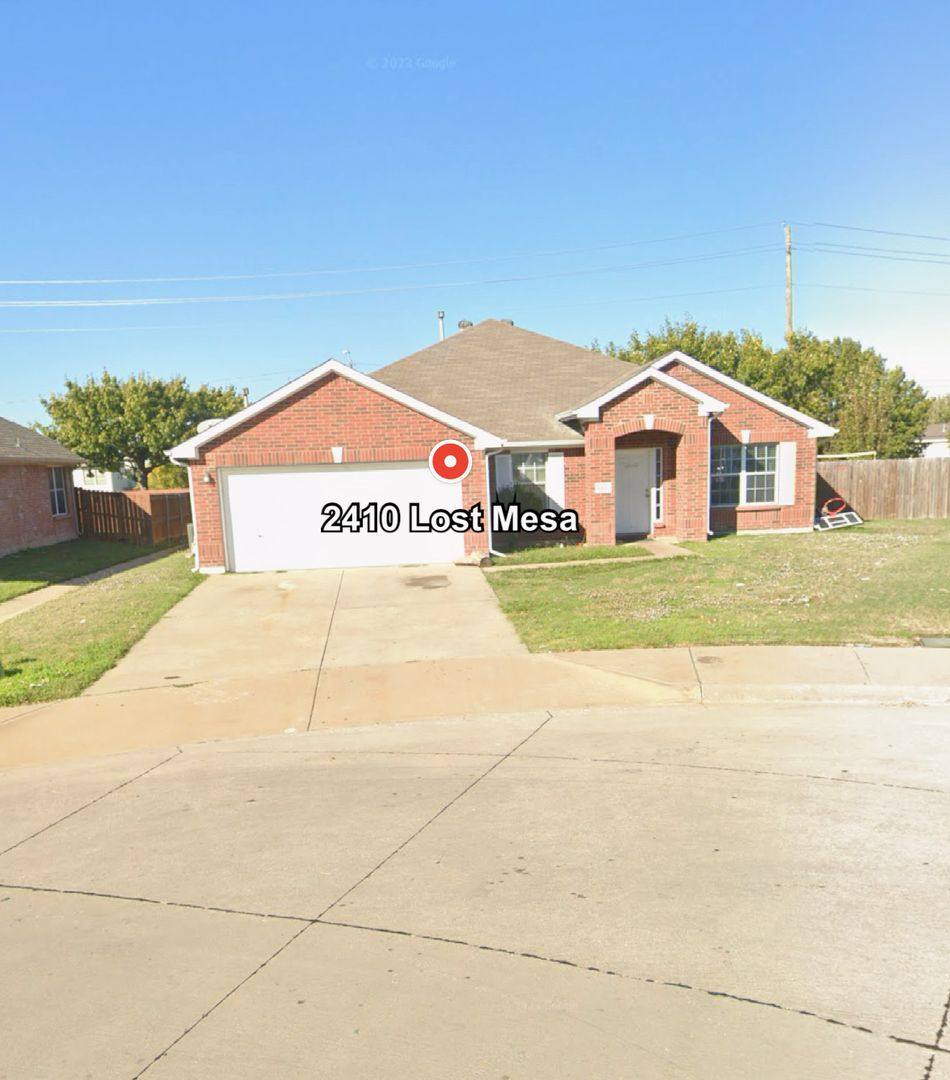House for rent at 2410 Lost Mesa, Grand Prairie, TX 75052