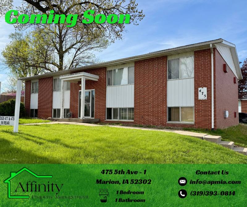 Apartment for rent at 475 5th Ave #1, Marion, IA 52302