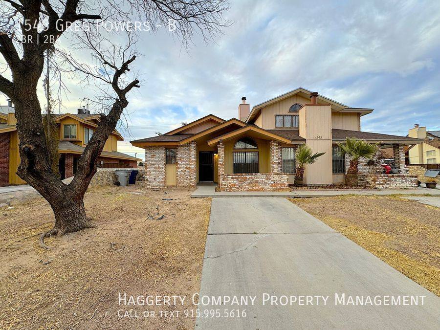 House for rent at 1545 Greg Powers #B, El Paso, TX 79936