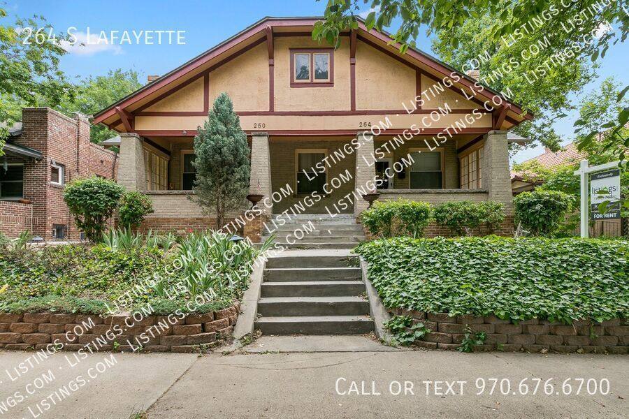 House for rent at 264 S Lafayette, Denver, CO 80209