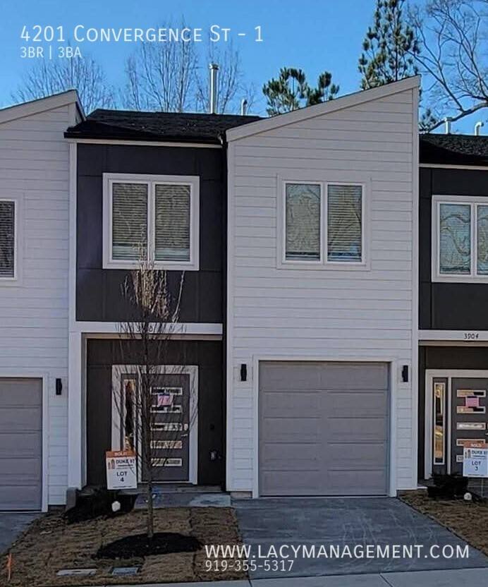 Townhouse for rent at 4201 Convergence St #1, Durham, NC 27704