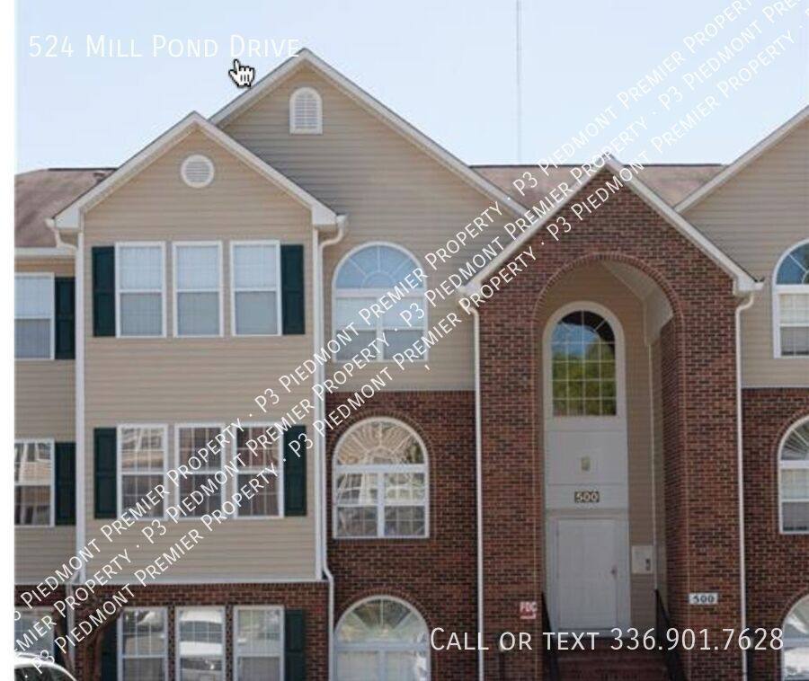 Condo for rent at 524 Mill Pond Dr, Winston Salem, NC 27106