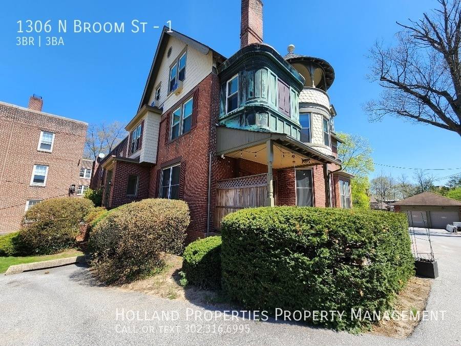 Apartment for rent at 1306 N Broom St #1, Wilmington, DE 19806