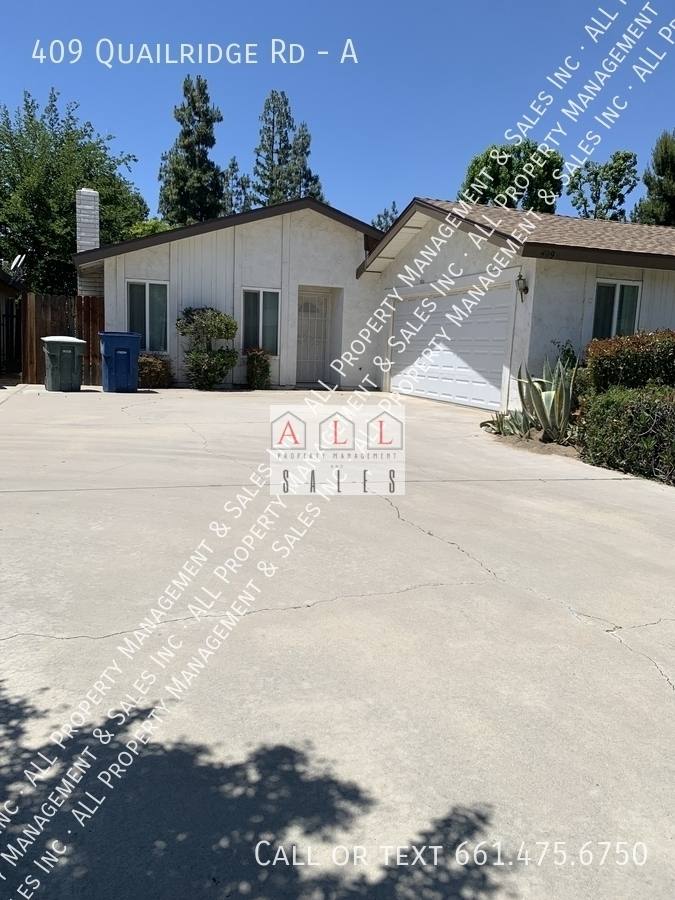 Townhouse for rent at 409 Quailridge Rd #A, Bakersfield, CA 93309