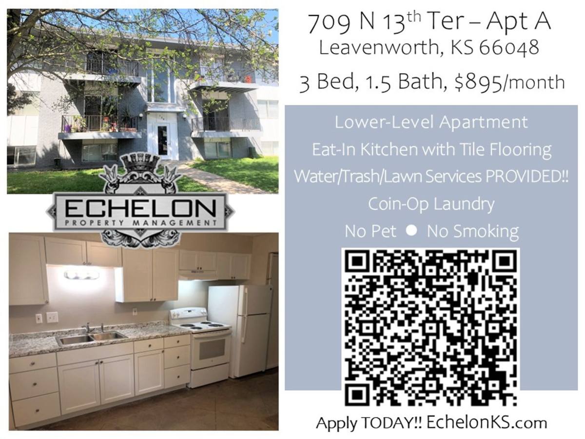 Apartment for rent at 709 N 13th Terrace, Leavenworth, KS 66048