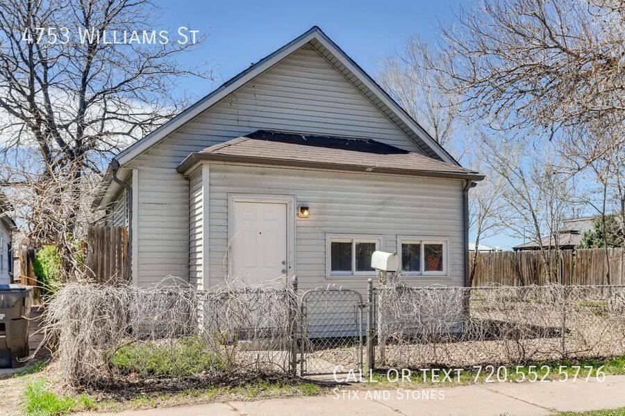 House for rent at 4753 Williams St, Denver, CO 80216