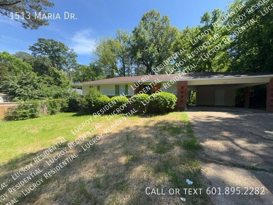 House for rent at 1513 Maria Dr, Jackson, MS 39204