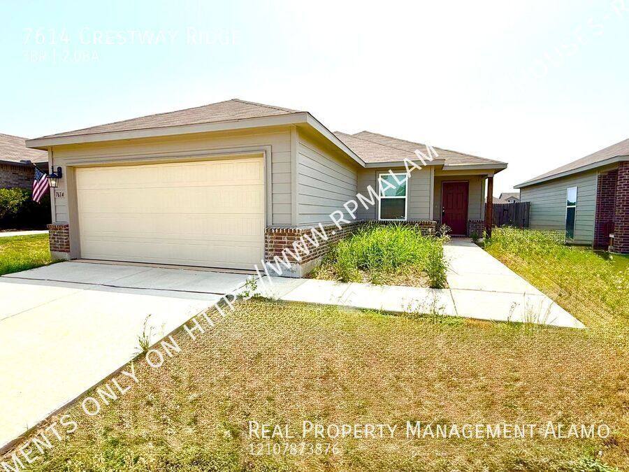 House for rent at 7614 Crestway Ridge, San Antonio, TX 78244