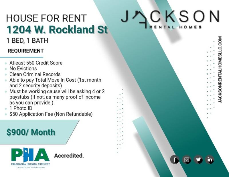 Apartment for rent at 1204 W Rockland St #1, Philadelphia, PA 19141