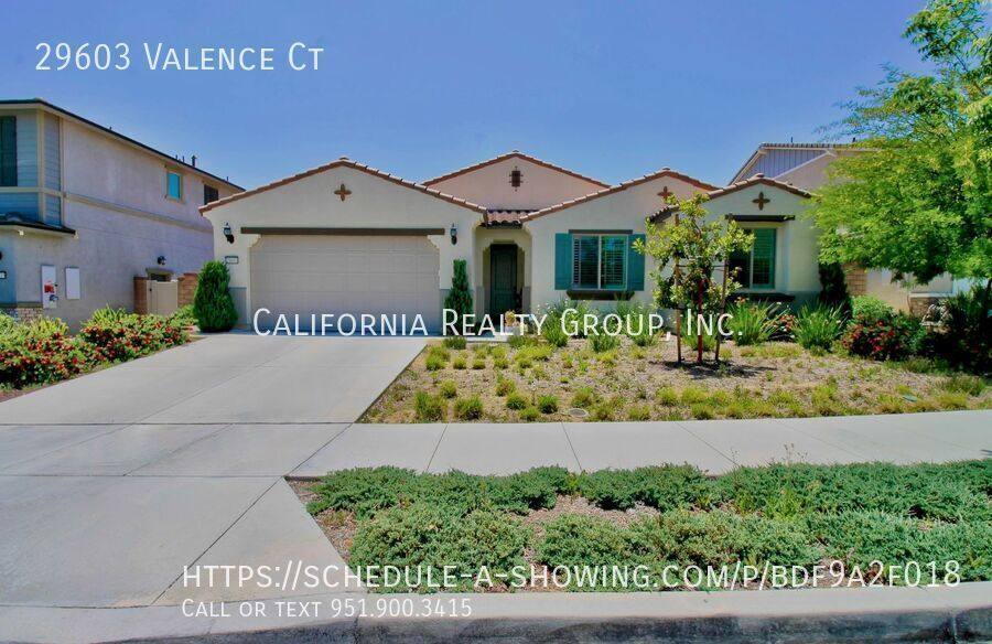House for rent at 29603 Valance Court, Menifee, CA 92584