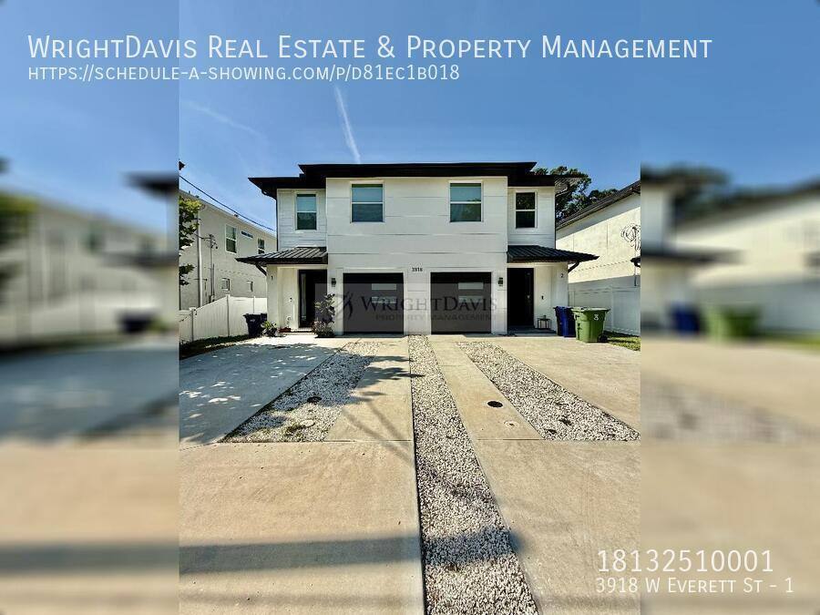 Townhouse for rent at 3918 W Everett St #1, Tampa, FL 33616