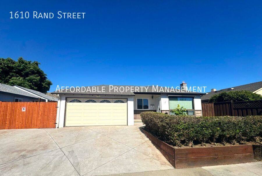 House for rent at 1610 Rand St, Milpitas, CA 95035