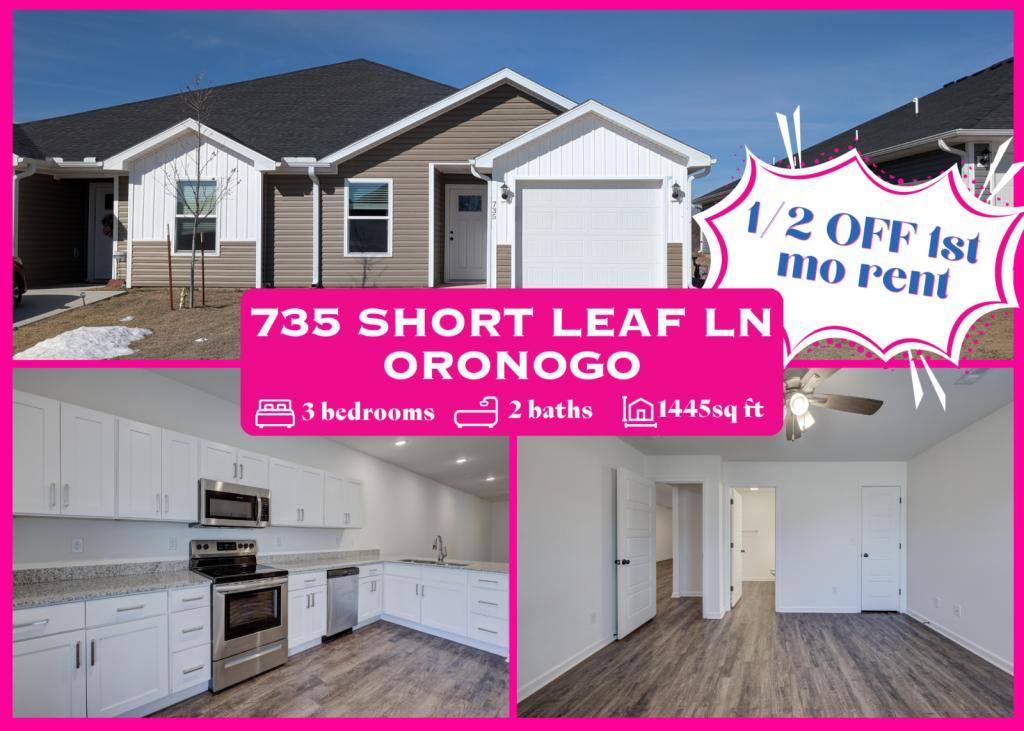 Townhouse for rent at 735 Short Leaf Lane, Oronogo, MO 64855