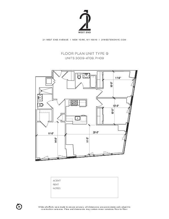 Apartment for rent at 21 W End Ave, New York, NY 10023