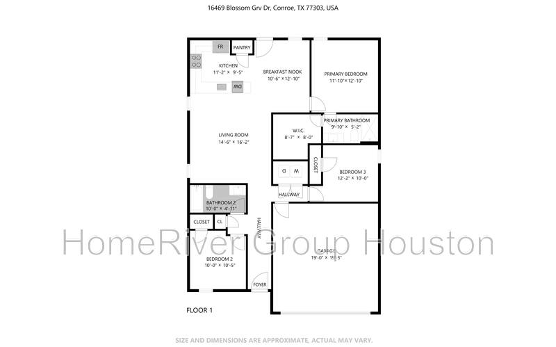 House for rent at 16469 Blossom Grove Dr, Conroe, TX 77303