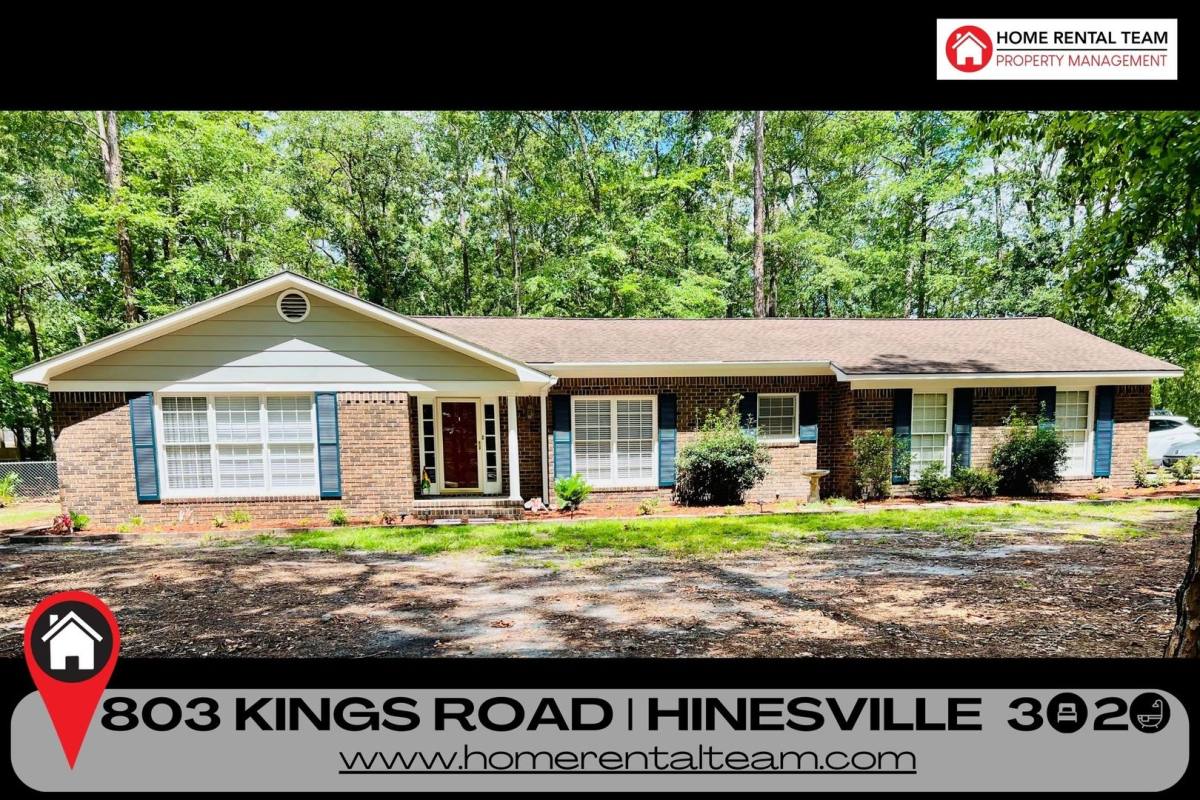 House for rent at 803 Kings Rd, Hinesville, GA 31313