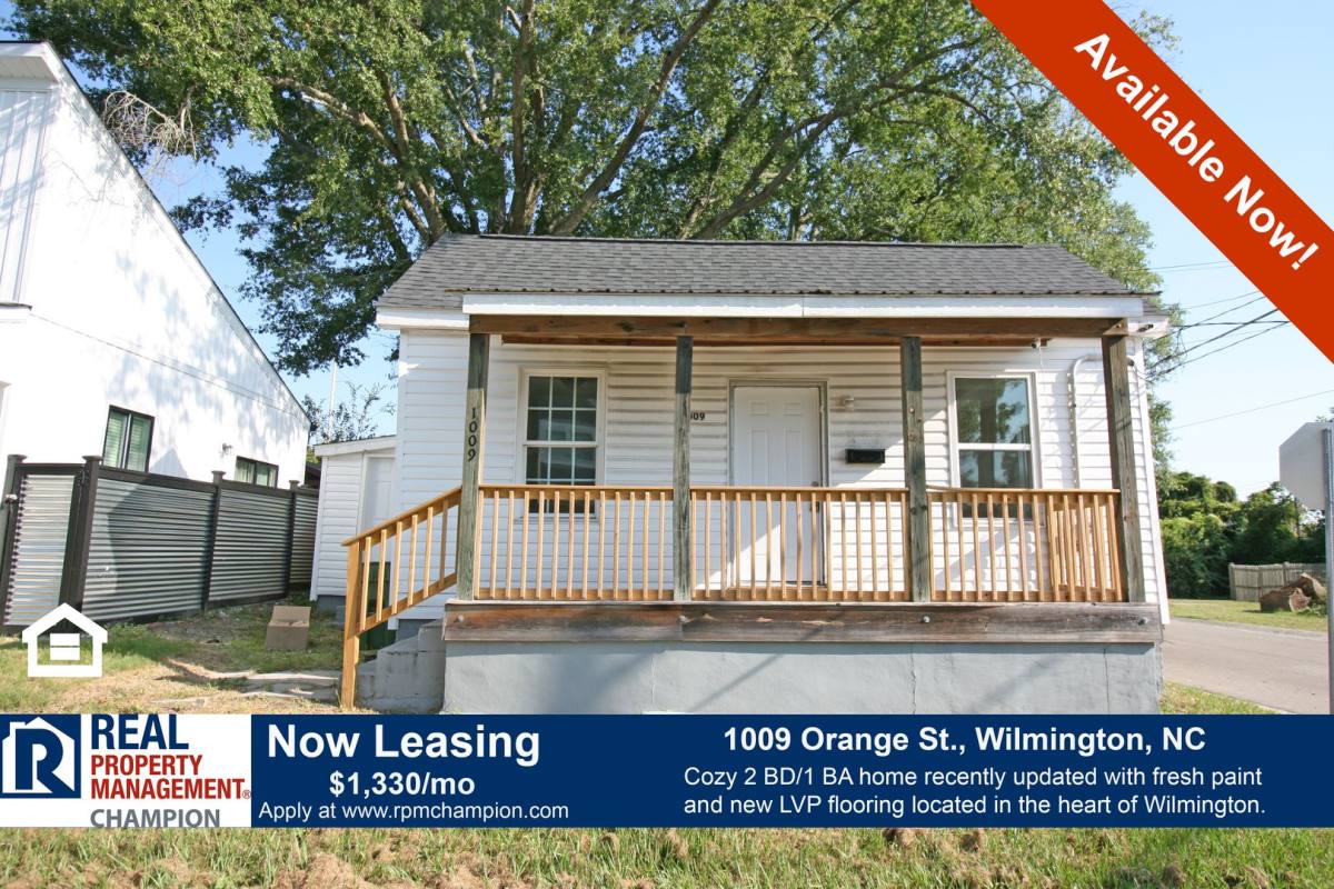 House for rent at 1009 Orange St, Wilmington, NC 28401
