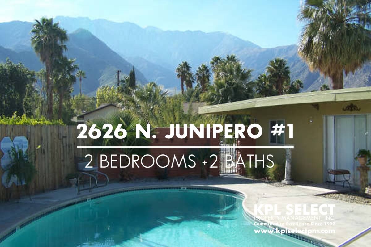 Apartment for rent at 2626 N Junipero Ave, Palm Springs, CA 92262