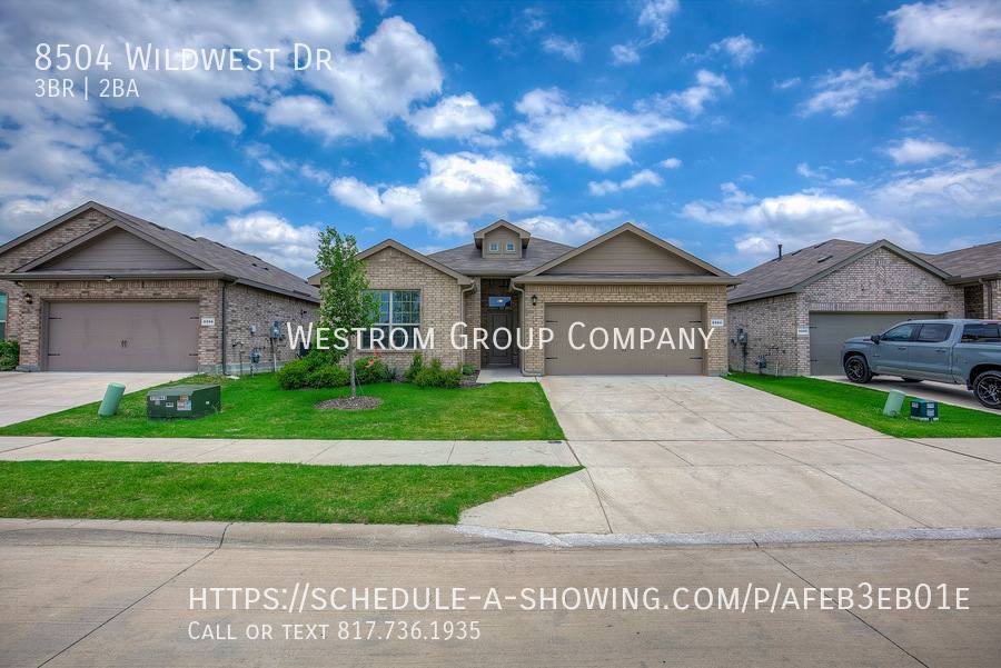 House for rent at 8504 Wildwest Dr, Fort Worth, TX 76131