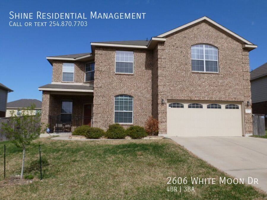 House for rent at 2606 White Moon Dr, Harker Heights, TX 76548