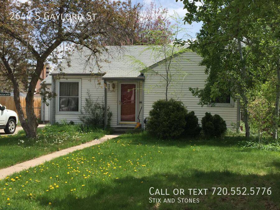 Apartment for rent at 2644 S Gaylord St, Denver, CO 80210