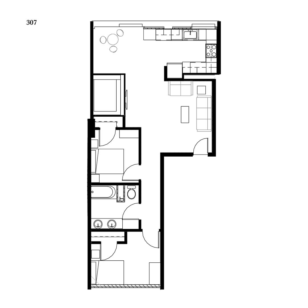 Apartment for rent at 305 W Fourth St, Winston Salem, NC 27101