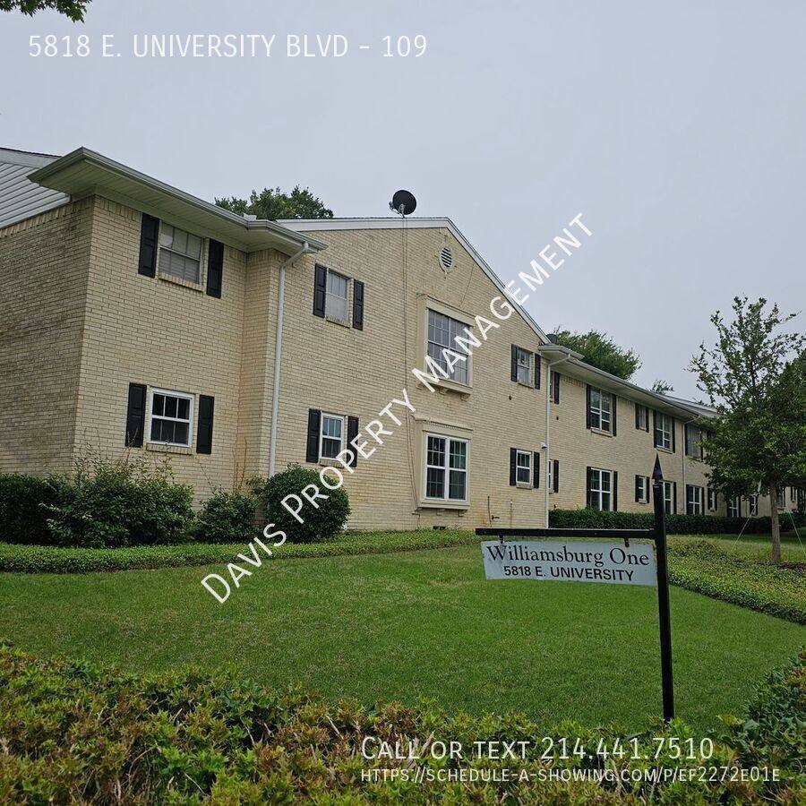 Condo for rent at 5818 E University Blvd #109, Dallas, TX 75206