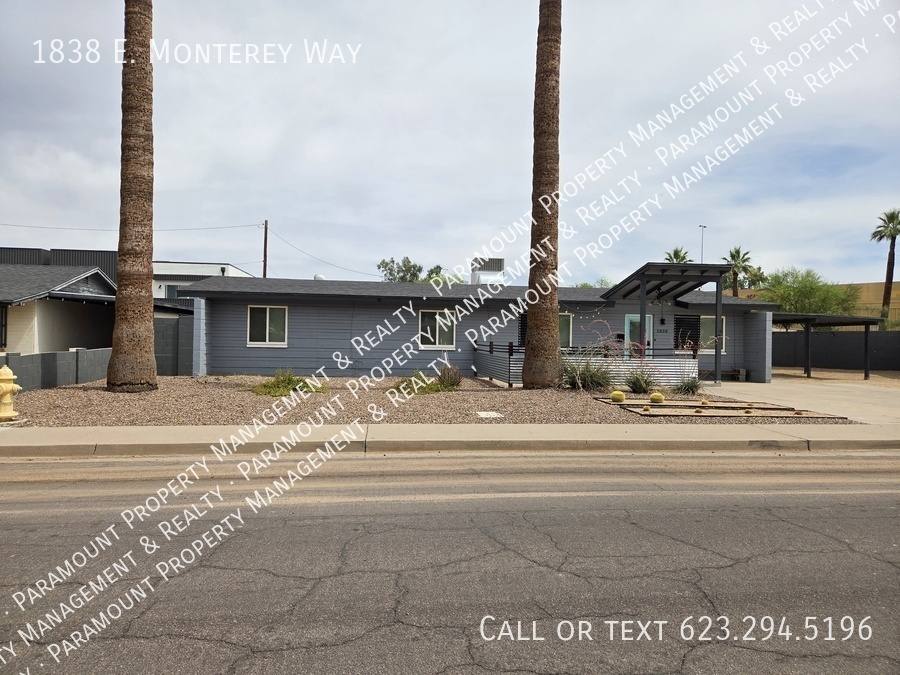 House for rent at 1838 E Monterey Way, Phoenix, AZ 85016