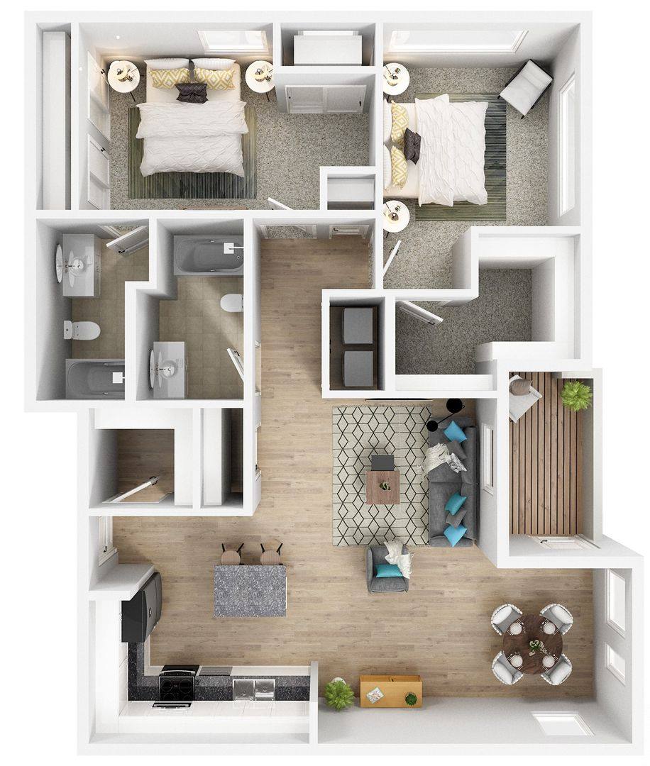 Apartment for rent at 550 SW 9th St, Des Moines, IA 50309